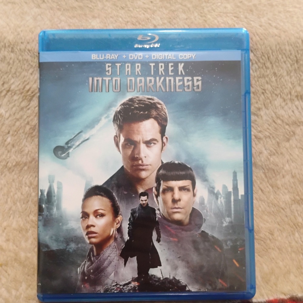 Star Trek Into Darkness Blu-ray DVD Combo Sci-Fi Action Movie JJ Abrams Pine